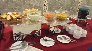Morgenmadsbuffet hver dag mod et gebyr