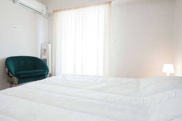 1 phòng ngủ, bàn ủi/dụng cụ ủi quần áo