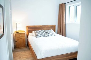 2 bedrooms, iron/ironing board, travel crib, WiFi