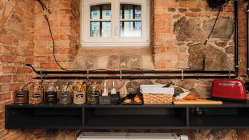 Daily buffet breakfast (EUR 15.00 per person)