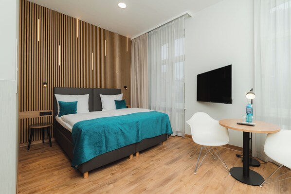 Standard Studio | Soundproofing, free WiFi, bed sheets - H24 Hotel Apartments Eberswalde (Eberswalde)