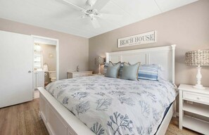2 bedrooms, travel crib, WiFi, bed sheets