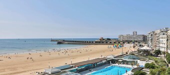 Logement d'exception, vue mer, au pied de la plage