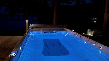 Una piscina climatizada