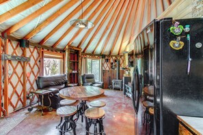 House (1 Bedroom) | Interior - Mountainside Yurt w/ Views < 3 Mi to Black Canyon! (Montrose)