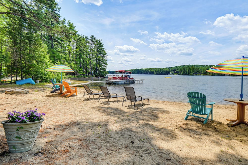 Square Pond Vacation Rental w/ Boat Dock & View! - Waterboro, ME