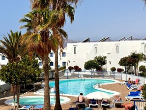 Pool - Appartement Chao Atalaya Sea View ,a/c, Piscine (Tías)