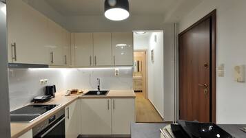 Luxury Apartment | Living area | 32-inch LED TV with digital channels