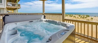 Beachfront Avon Pool Home with Stunning Views