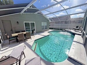 Ferienhaus, 4 Schlafzimmer | Pool | Beheizter Pool