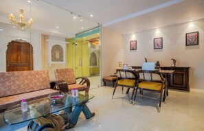 Lobby sitting area