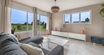 Ă 650m du bord de mer, belle maison neuve pour 8