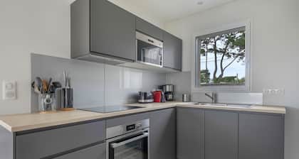 700m from the harbour, modern house for 7