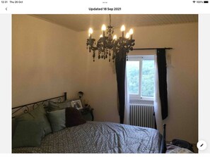 2 makuuhuonetta, silitysrauta/-lauta, Wi-Fi, vuodevaatteet