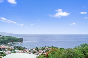 Uitzicht op strand/zee