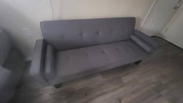 Smart TV, music library, stereo