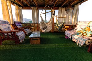 Apartment, 2 Bedrooms, Smoking, Balcony | Living room | Books - Villa With Pool BBQ Grill Garden Beduintent Sunbeds Jacuzzi (Dahab)