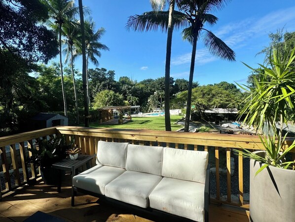 Terrace/patio - The ONLY glamping site in the New Millennium Forest in San Juan, PR (San Juan)