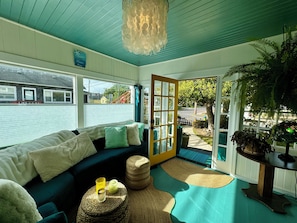 Smart TV, fireplace, printers