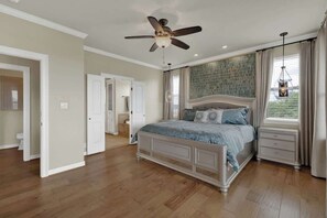 4 habitaciones, decoración personalizada y muebles diferentes 