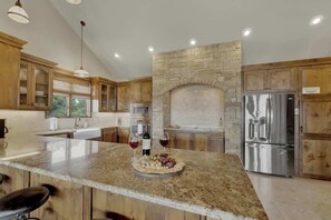 House, Multiple Beds, Patio (1202 Janet Dr.) | Private kitchen | Coffee/tea maker - Canyon Lakehouse Panoramic Lake Views With Firepit! (Canyon Lake)