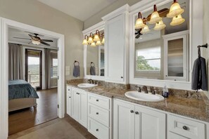 House, Multiple Beds, Patio (1202 Janet Dr.) | Bathroom | Towels - Canyon Lakehouse Panoramic Lake Views With Firepit! (Canyon Lake)