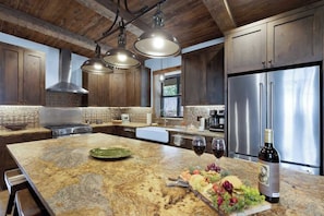 House, Multiple Beds, Pool Access (2037 W US 290 Main) | Private kitchen | Coffee/tea maker