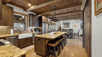 House, Multiple Beds, Pool Access (2037 W US 290 Main) | Private kitchen | Coffee/tea maker