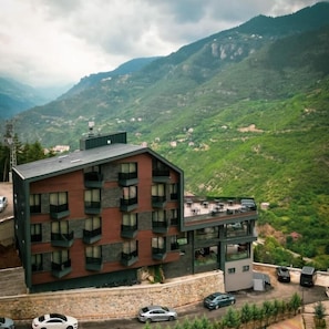 Façade de l’hébergement