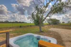 House, Multiple Beds, Hot Tub (3565 Morris Ranch Sa) | Outdoor spa tub - Sage: Peaceful Hill Country Retreat With Hot-tub! (Fredericksburg)