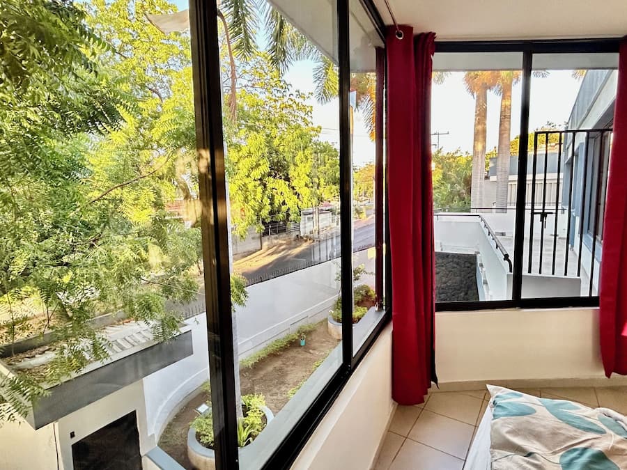 Uitzicht vanuit accommodatie
