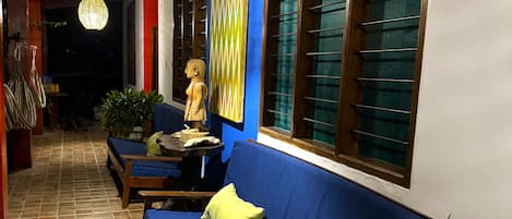 Standard Double Room, Garden View | Terrace/patio