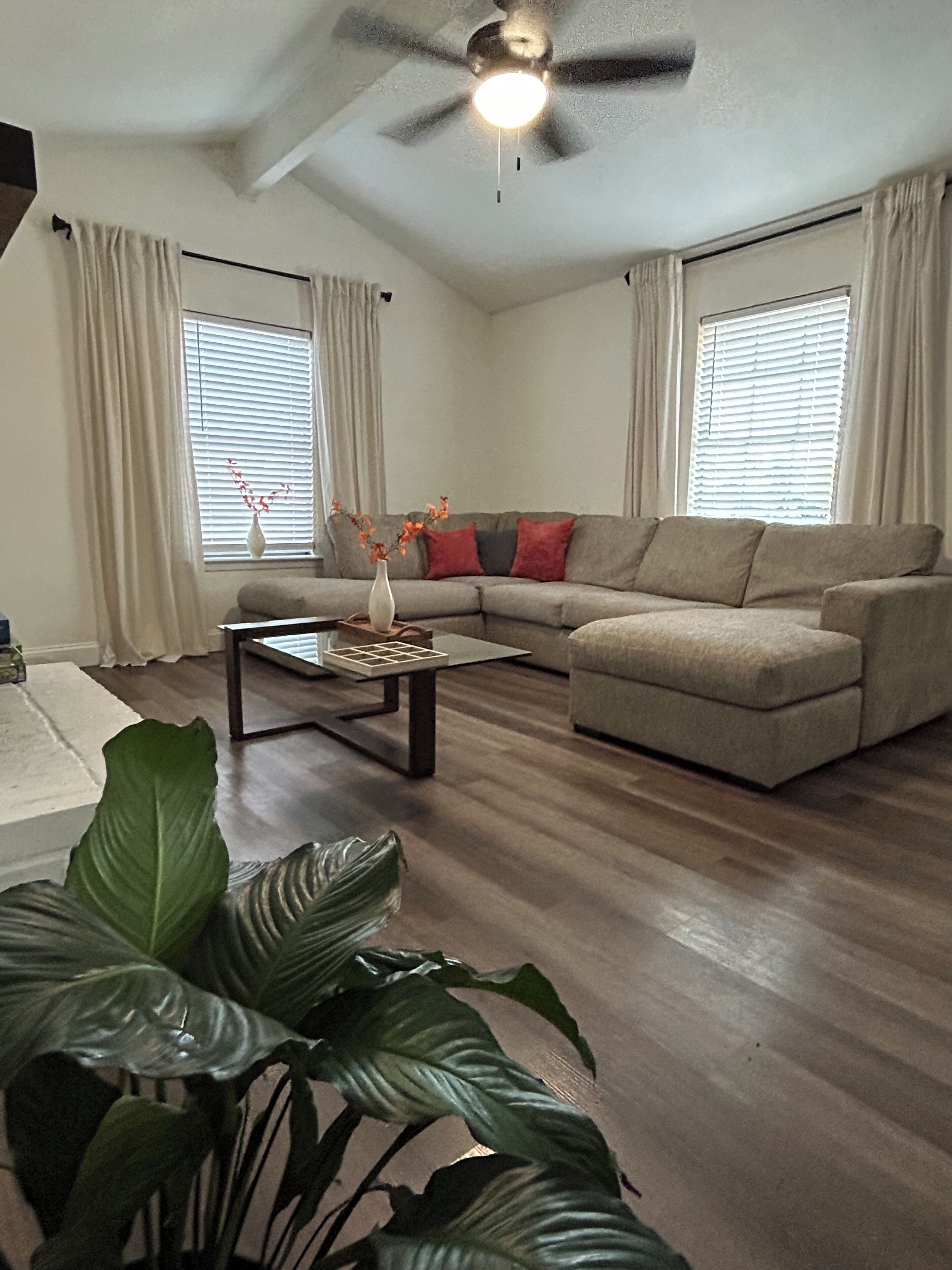 TV connectée, cheminée