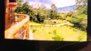 Vue depuis l’hébergement