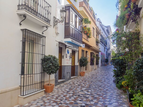 Exterior detail - Cubo's Valame Coin House Town Center / urban / terrace / free wifi (Coín)