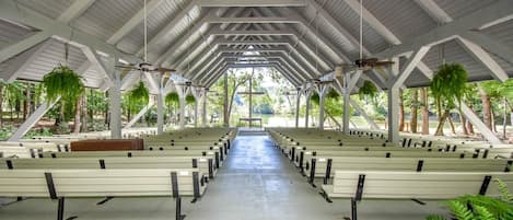 Área para banquetes al aire libre