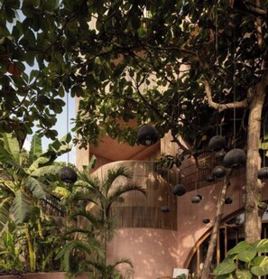 Façade de l’hébergement