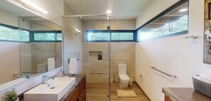 Towels, soap, toilet paper