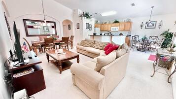 House, Multiple Beds (777BD - West Haven Gated Community) | Living area