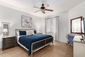 2 habitaciones, decoración personalizada y muebles diferentes 