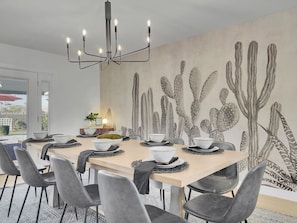Casa, letti multipli, accesso alla piscina, vista città (El Parque Tempe) | Pasti
