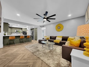 House, Multiple Beds, Patio, City View (Los Lagos Mesa) | Living area | Fireplace - Los Lagos Mesa (Mesa)