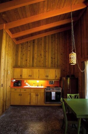 Private kitchen - LOLOMA LODGE - Riverfront Cabin #4
 (McKenzie Bridge)