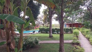 Property grounds - 3 bedroom, 1 bath home with pool access, 10 minutes from the beach. (San Carlos)