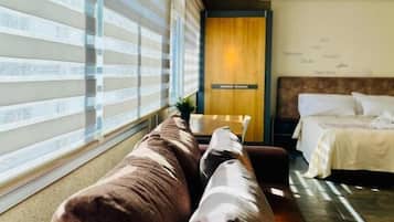Loft, Bergblick | 1 Schlafzimmer, Zimmersafe, laptopgeeigneter Arbeitsplatz