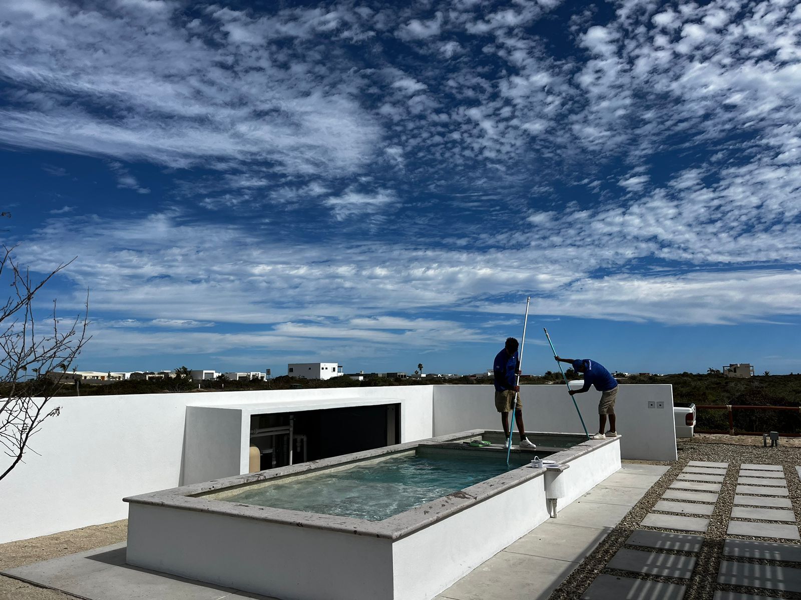 Alberca al aire libre 