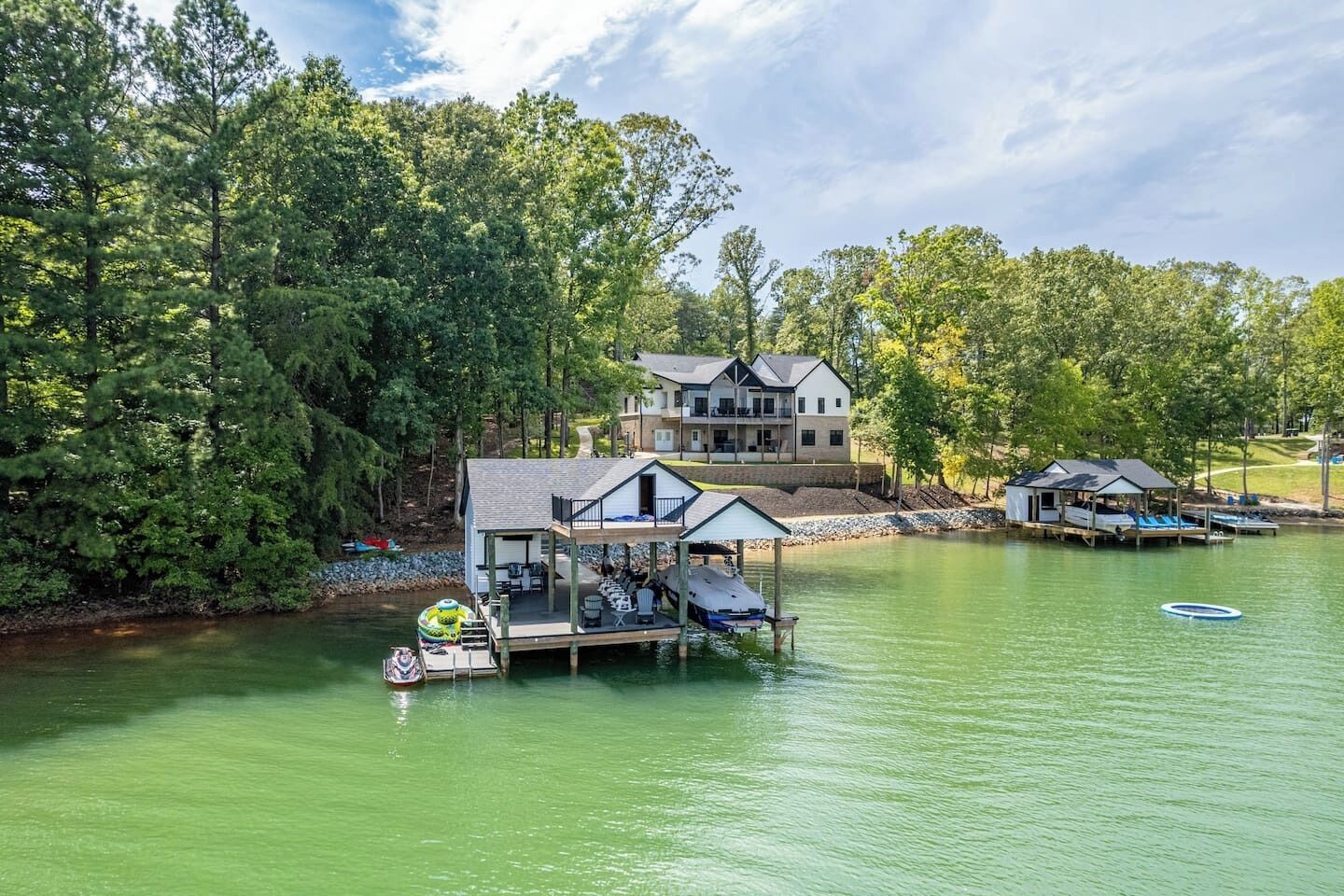 Lakefront Home on SML! Hot Tub, Game Room, Firepit