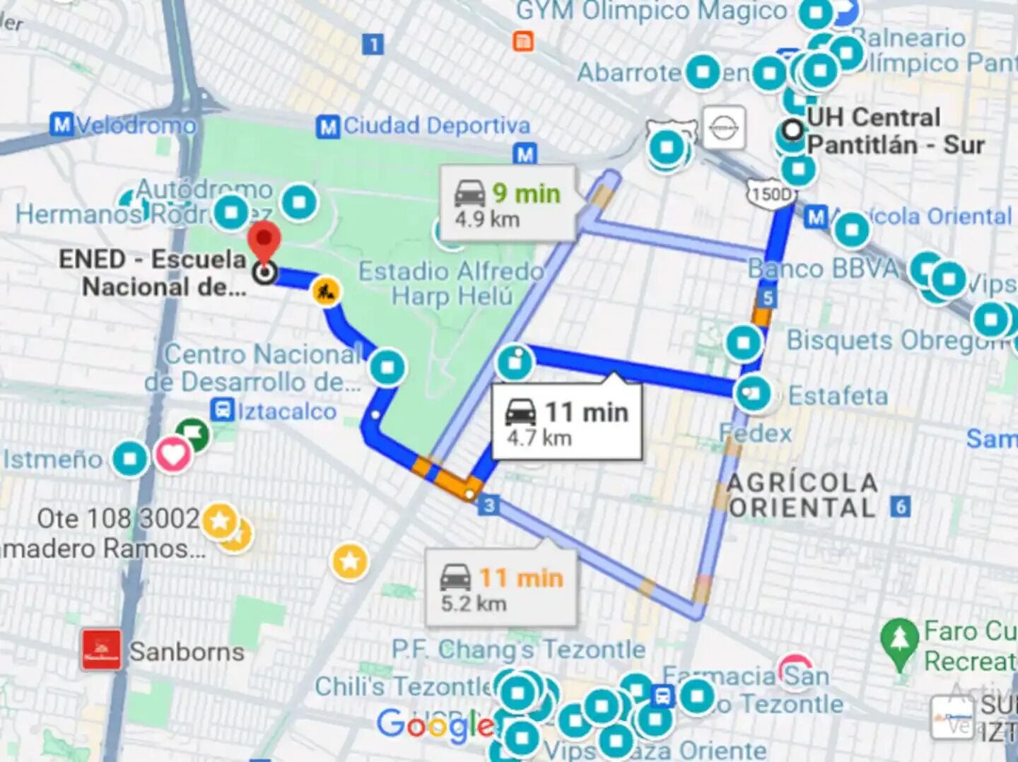 Mapa de la propiedad