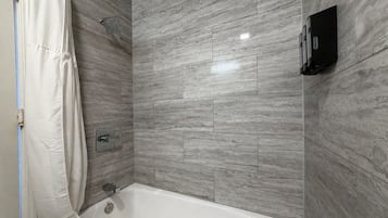 Hair dryer, towels