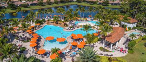 Piscine extérieure, piscine chauffée